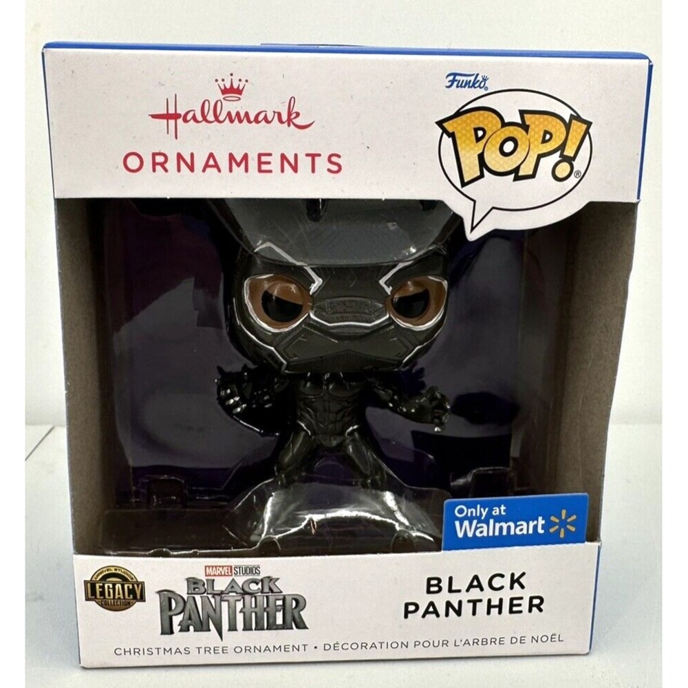 HALLMARK ORNAMENTS FUNKO POP BLACK‎ PANTHER CHRISTMAS ORNAMENT 2022